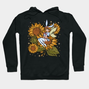 Sunflower Fairy Sunflowers Mystical Cute Pixies Hoodie